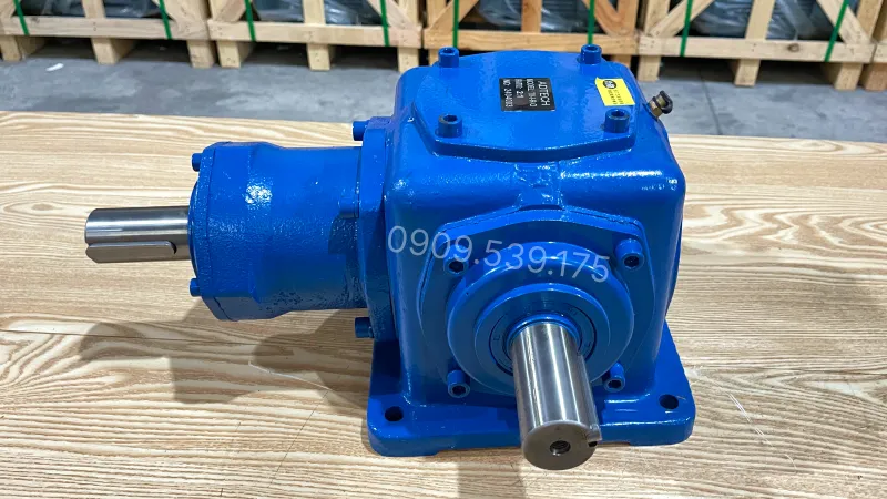 General design of the T-Series Right-Angle Bevel Gearbox