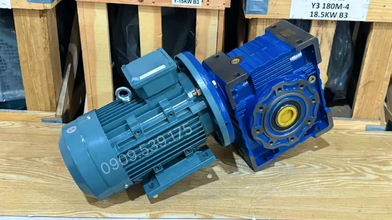 Thiết kế tổng quan motor giảm tốc NMRV 110 2.2kW 3Hp