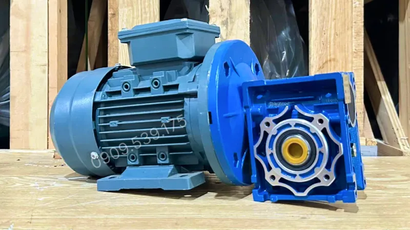 Thiết kế tổng quan motor giảm tốc NMRV 30 0.25kW 0.34Hp