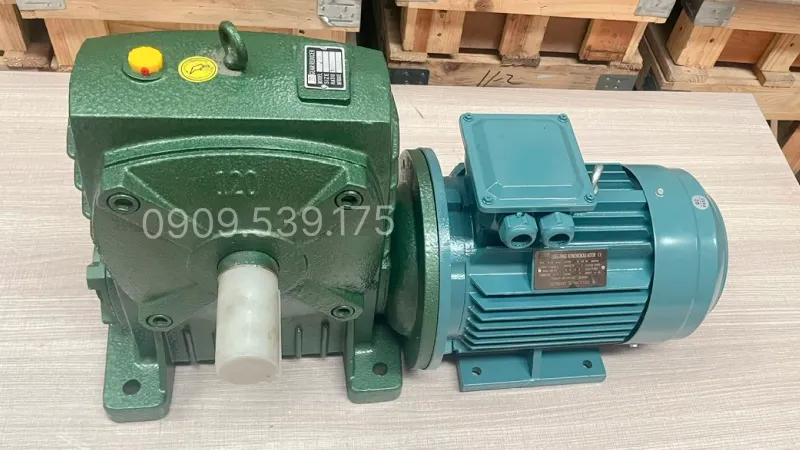 Thiết kế tổng quan motor giảm tốc WPDA 120 4kW 5.5Hp