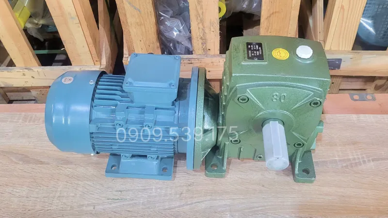 Thiết kế tổng quan motor giảm tốc WPDA 80 1.5kW 2Hp