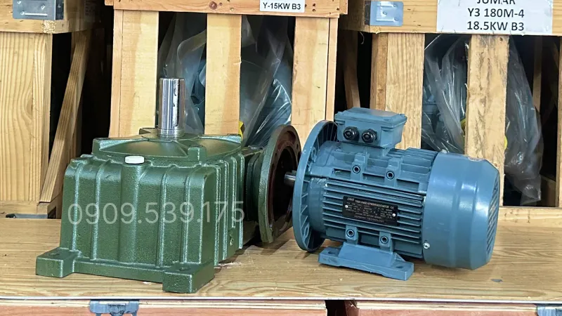 Thiết kế tổng quan motor giảm tốc WPDO 80 1.5kW 2Hp