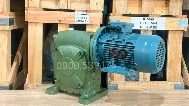 Thiết kế tổng quan motor giảm tốc WPDS 120 4kW 5.5Hp
