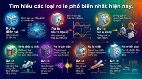 Tìm hiểu các loại rơ le phổ biến nhất hiện nay.