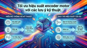 Tối ưu hiệu suất encoder motor với các lưu ý kỹ thuật.
