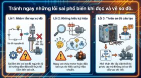 Tránh ngay những lỗi sai phổ biến khi đọc và vẽ sơ đồ.