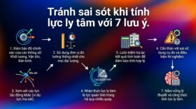 Tránh sai sót khi tính lực ly tâm với 7 lưu ý.