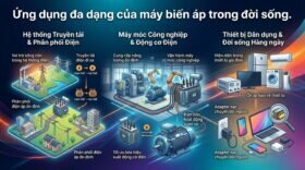 Ứng dụng đa dạng của máy biến áp trong đời sống.