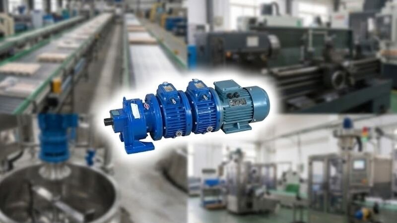 Ứng dụng động cơ giảm tốc 3 pha điều tốc cơ