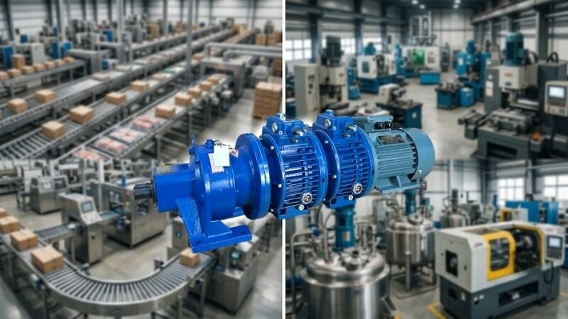 Ứng dụng của động cơ giảm tốc điều tốc cơ dưới 1.1kW