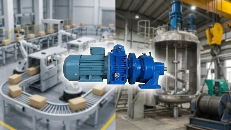 Ứng dụng động cơ giảm tốc 3 pha Cycloid