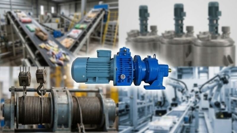 Ứng dụng động cơ giảm tốc Cycloid từ 1.1kW đến 3.7kW