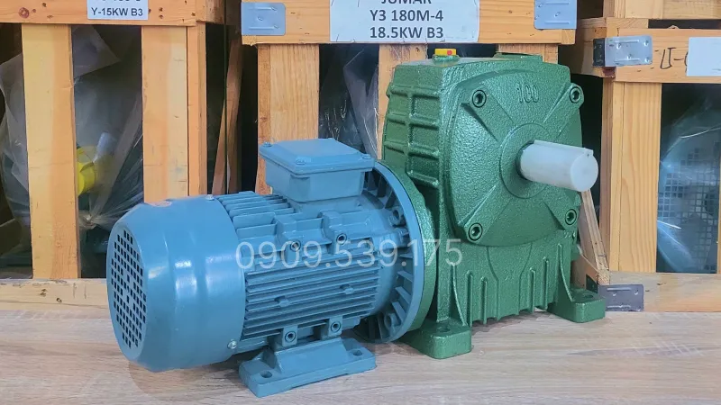 Ứng dụng motor giảm tốc WPDA 100 1.5kW 2Hp