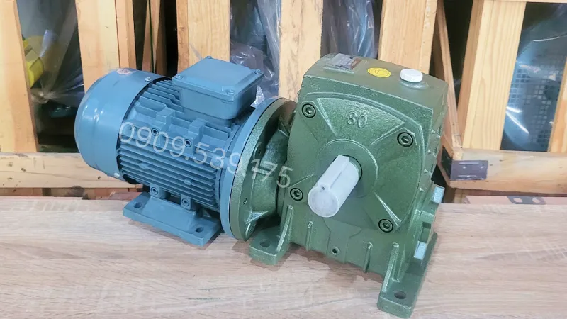 Ứng dụng motor giảm tốc WPDA 80 1.5kW 2Hp
