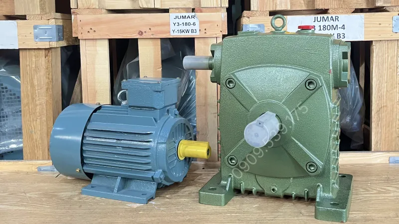 Ứng dụng motor giảm tốc WPS 135 4kW 5.5Hp