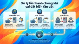 Xử lý lỗi nhanh chóng khi cài đặt biến tần v&t.