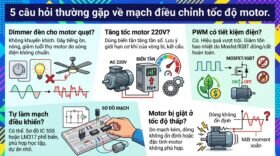 5 câu hỏi thường gặp về mạch điều chỉnh tốc độ motor.