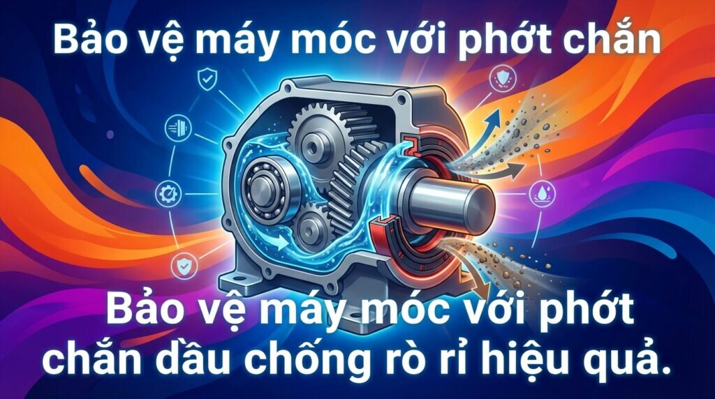 Bảo vệ máy móc với phớt chắn dầu chống rò rỉ hiệu quả.