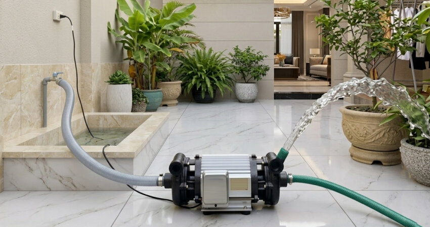 Máy bơm nước 2 đầu là một trong các loại máy bơm nước (motor bơm nước) phổ biến với giải pháp cấp thoát nước đa năng