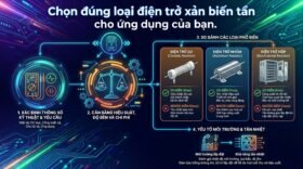 Chọn đúng loại điện trở xả biến tần cho ứng dụng của bạn.