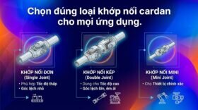 Chọn đúng loại khớp nối cardan cho mọi ứng dụng.