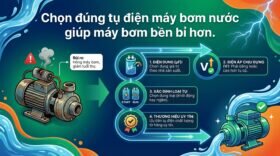 Chọn đúng tụ điện máy bơm nước giúp máy bơm bền bỉ hơn.