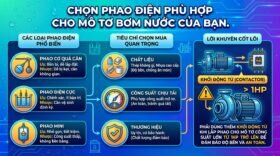 Chọn phao điện phù hợp cho mô tơ bơm nước của bạn.
