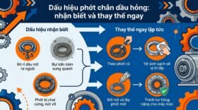 Dấu hiệu phớt chắn dầu hỏng: nhận biết và thay thế ngay.