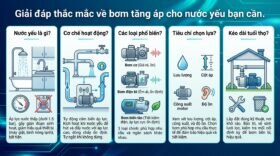 Giải đáp thắc mắc về bơm tăng áp cho nước yếu bạn cần.
