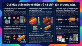 Giải đáp thắc mắc về điện trở xả biến tần thường gặp.