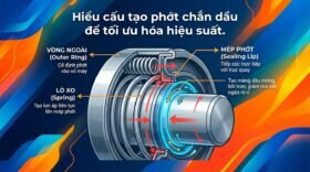Hiểu cấu tạo phớt chắn dầu để tối ưu hóa hiệu suất.