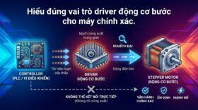 Hiểu đúng vai trò driver động cơ bước cho máy chính xác.