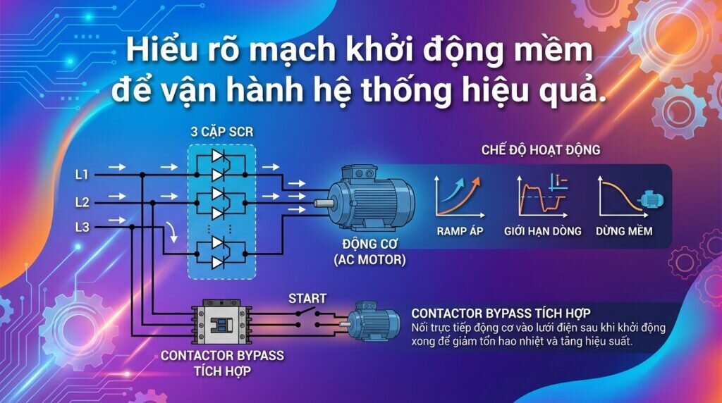 Hiểu rõ mạch khởi động mềm để vận hành hệ thống hiệu quả.