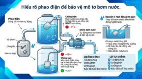Hiểu rõ phao điện để bảo vệ mô tơ bơm nước.