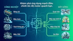 Khám phá ứng dụng mạch điều chỉnh tốc độ motor quanh bạn.