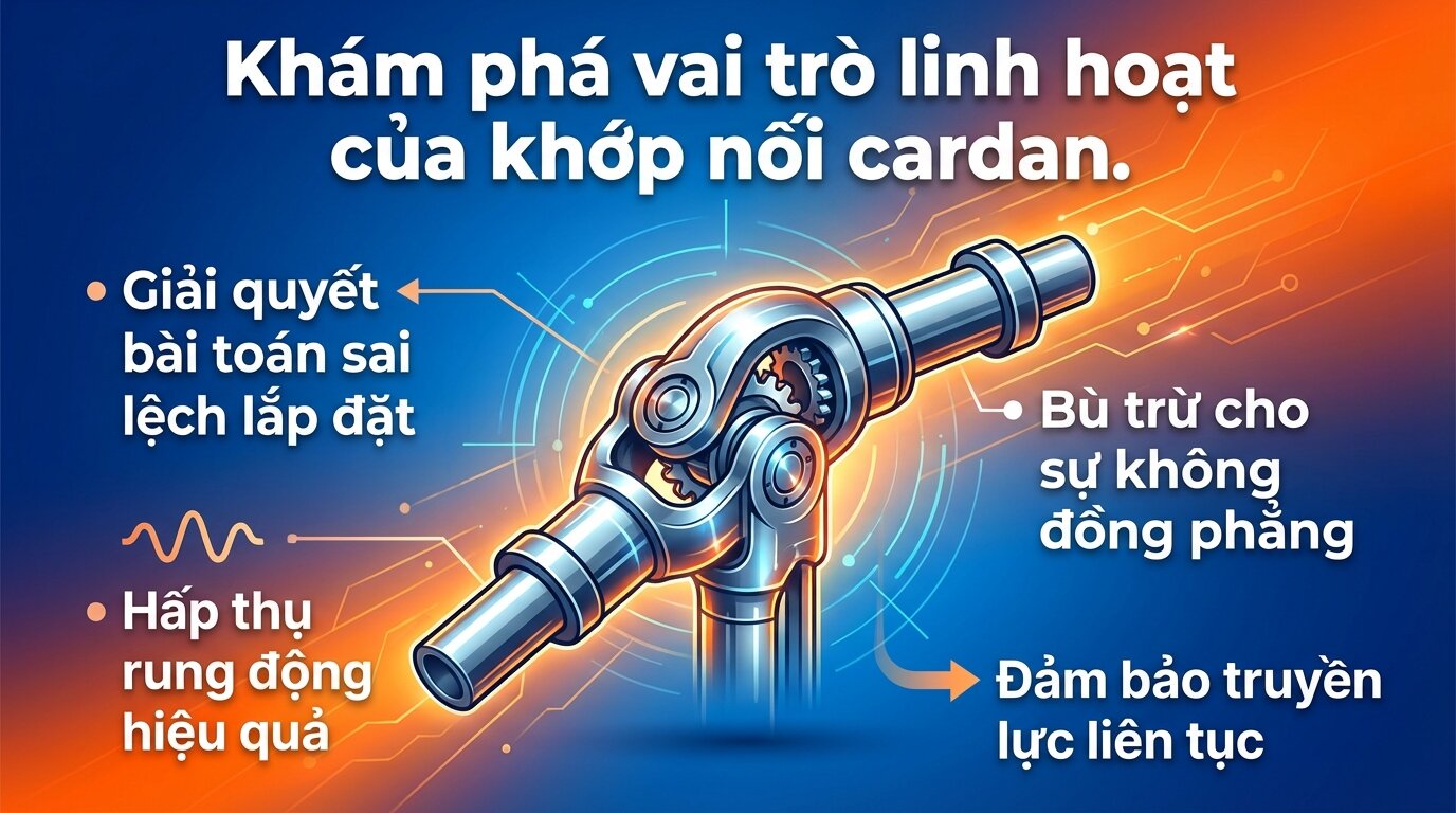 Khám phá vai trò linh hoạt của khớp nối cardan.