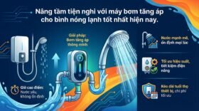 Nâng tầm tiện nghi với máy bơm tăng áp cho bình nóng lạnh tốt nhất hiện nay.