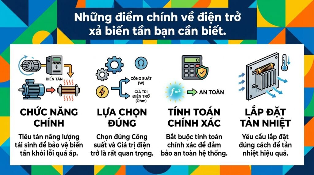Những điểm chính về điện trở xả biến tần bạn cần biết.