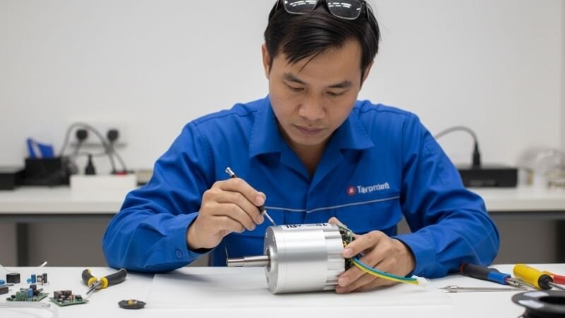 Quy trình bảo trì và tối ưu hiệu suất động cơ không chổi than 18V.