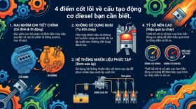 4 điểm cốt lõi về cấu tạo động cơ diesel bạn cần biết.