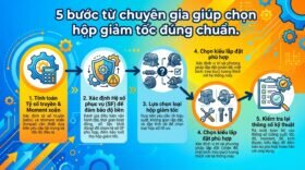 5 bước từ chuyên gia giúp chọn hộp giảm tốc đúng chuẩn.