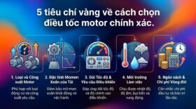 5 tiêu chí vàng về cách chọn điều tốc motor chính xác.