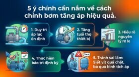 5 ý chính cần nắm về cách chỉnh bơm tăng áp hiệu quả.