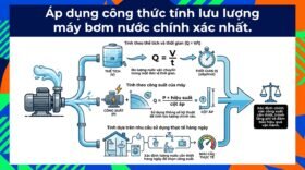 Áp dụng công thức tính lưu lượng máy bơm nước chính xác nhất.