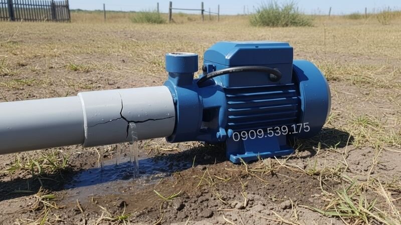 Áp lực nước đẩy liên tục trong đường ống rất mạnh làm cho ống nhựa bị nứt dẫn đến tình trạng rò rỉ nước.