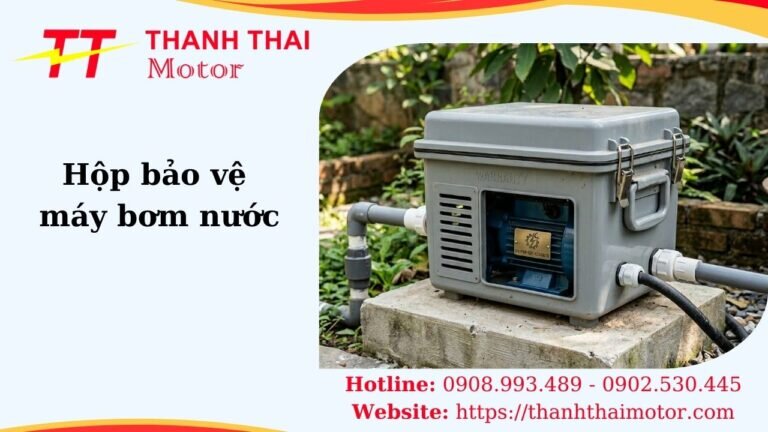 Hộp bảo vệ máy bơm nước chính hãng