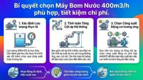 Bí quyết chọn Máy Bơm Nước 400m3/h phù hợp, tiết kiệm chi phí.
