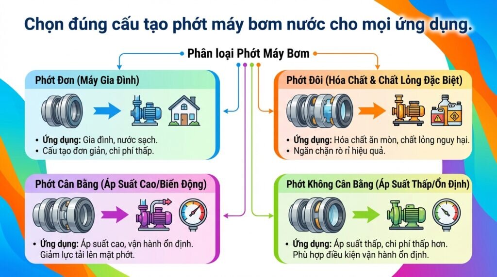 Chọn đúng cấu tạo phớt máy bơm nước cho mọi ứng dụng.
