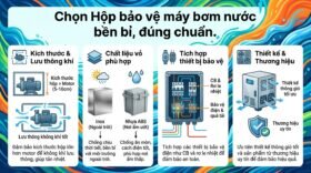 Chọn Hộp bảo vệ máy bơm nước bền bỉ, đúng chuẩn.