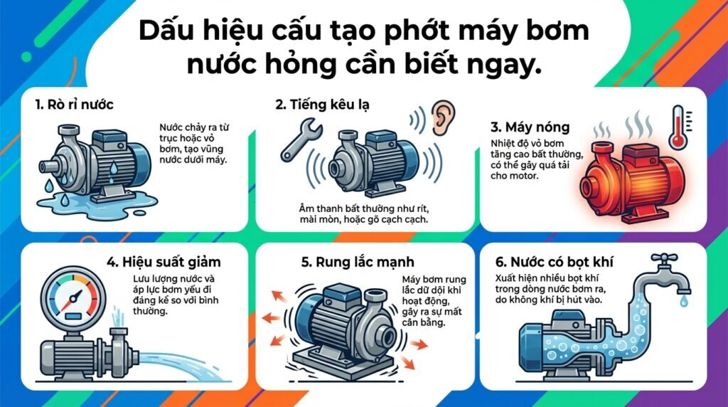 Dấu hiệu cấu tạo phớt máy bơm nước hỏng cần biết ngay.